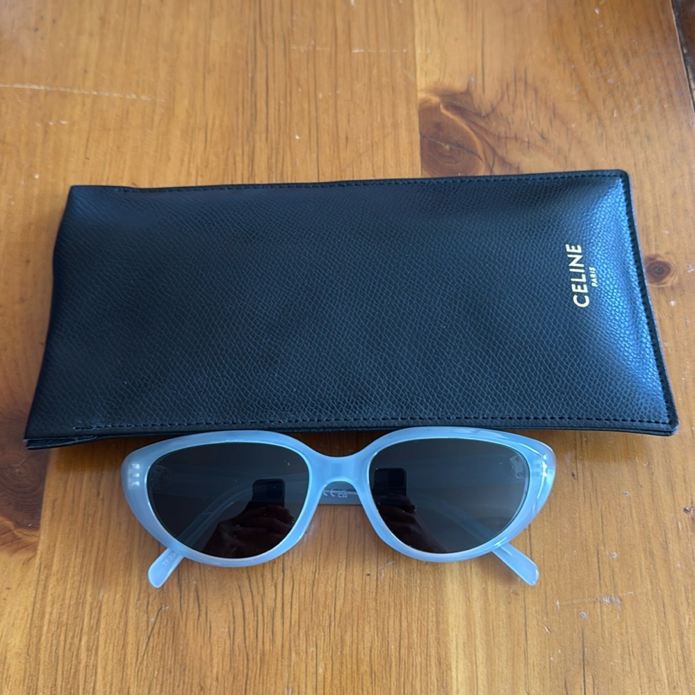 Celine Eyewear | Cateye Powder Blue Sunglasses